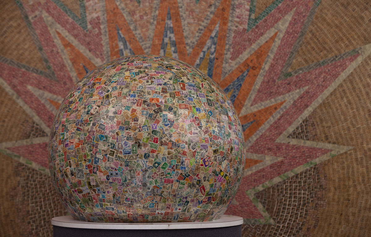 World's Largest Stamp Ball